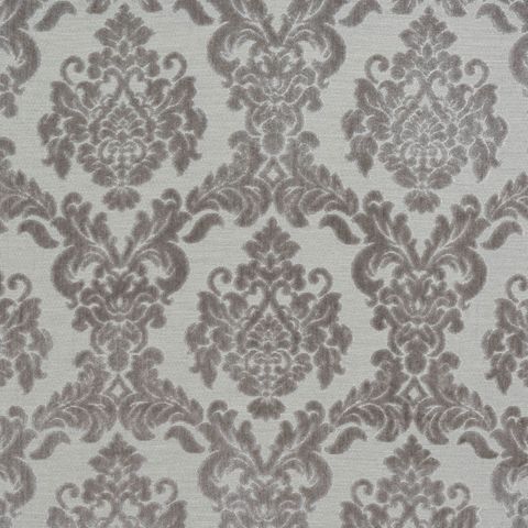 Tuscania Silver Upholstery Fabric
