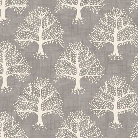 Great Oak Pewter Upholstery Fabric