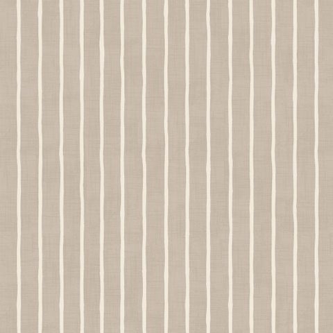 Pencil Stripe Oatmeal Upholstery Fabric