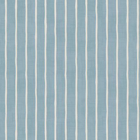 Pencil Stripe Ocean Upholstery Fabric
