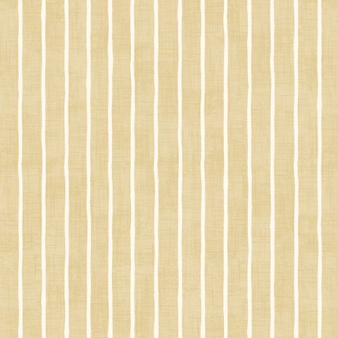 Pencil Stripe Ochre Upholstery Fabric