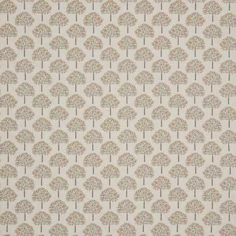 Orange Grove Spruce Voile Fabric