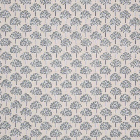 Orange Grove Lapis Voile Fabric