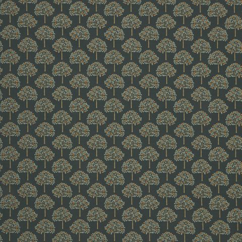 Orange Grove Pine Voile Fabric