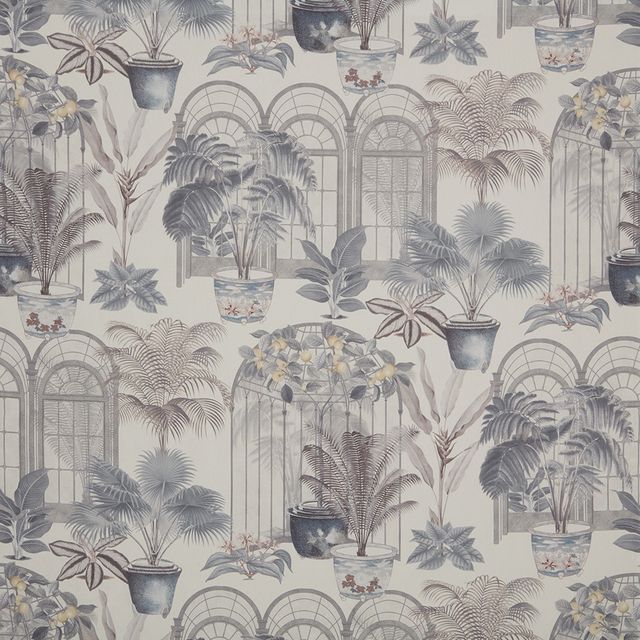 iLiv Victorian Glasshouse Victorian Glasshouse Putty Upholstery Fabric