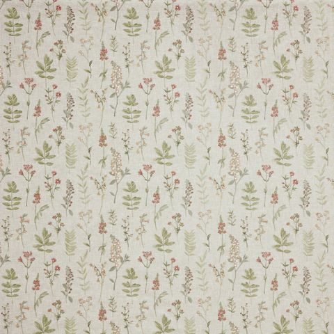 Cottage Garden Amber Voile Fabric