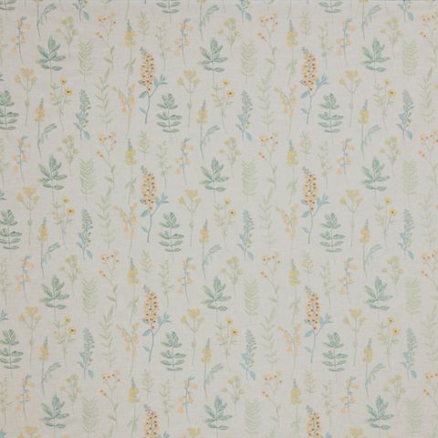 Cottage Garden Seaspray Voile Fabric