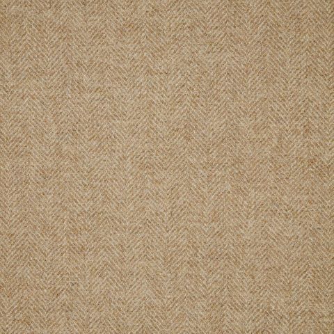 Herringbone Dark Natural Upholstery Fabric