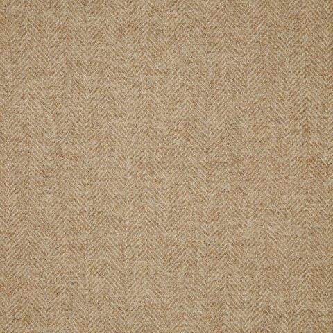 Herringbone Dark Natural Upholstery Fabric