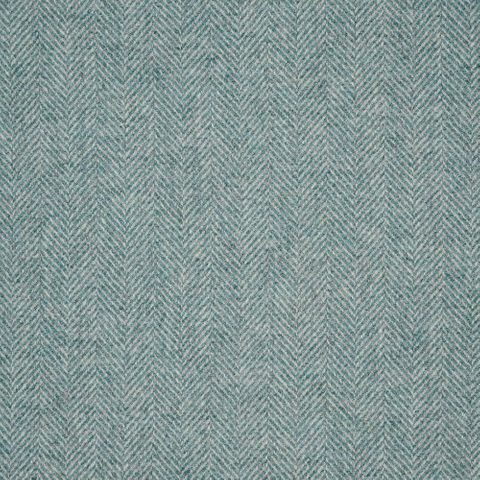 Herringbone Aqua Upholstery Fabric