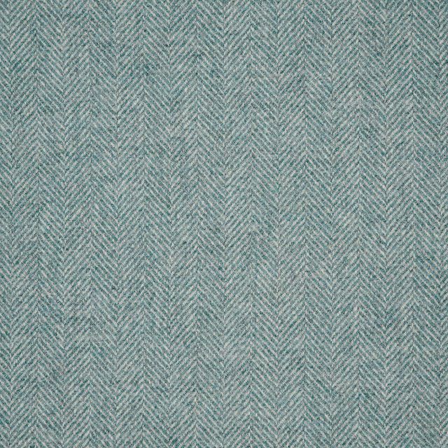 Abraham Moon Herringbone Herringbone Aqua Upholstery Fabric