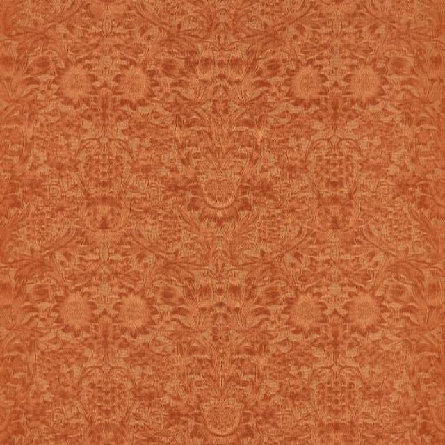 Sunflower Caffoy Velvet Redhouse Upholstery Fabric by William Morris