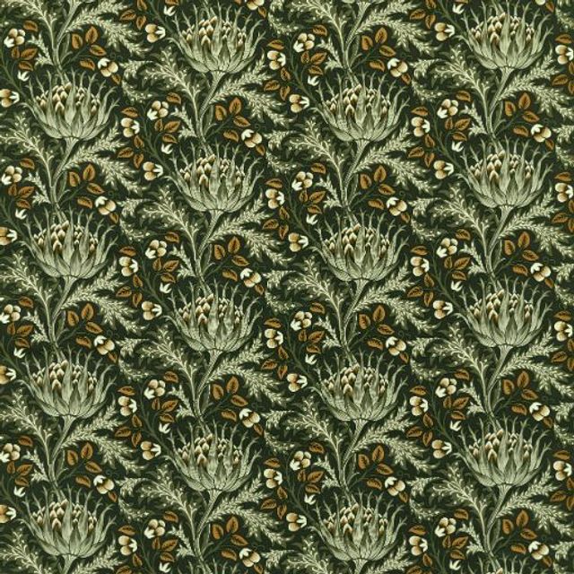 William Morris Wardle Velvets Artichoke Velvet Tump Upholstery Fabric