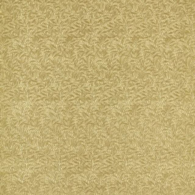 William Morris Wardle Velvets Willow Boughs Caffoy Velvet Citrus Stone Upholstery Fabric