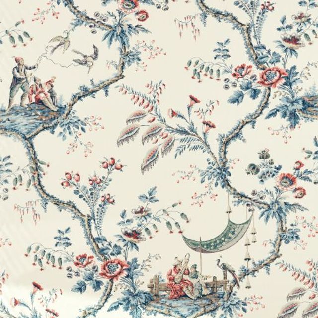 Zoffany Arcadian Thames Emperors Musician Indigo
