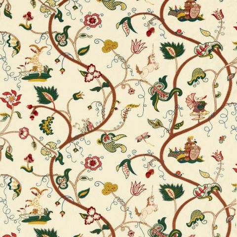 Hampton Embroidery Tapestry Voile Fabric