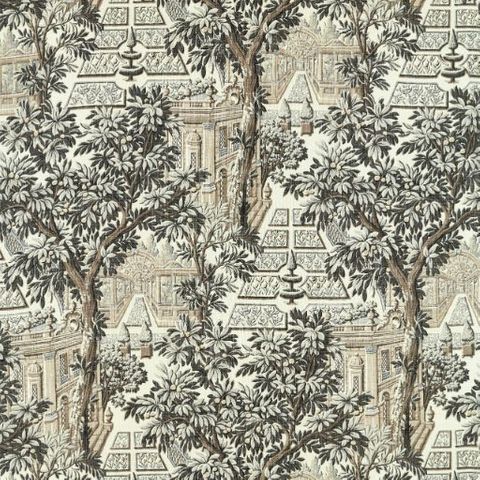 Italian Garden Empire Grey Upholstery Fabric