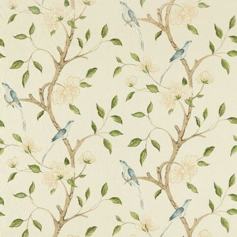 Eleonora Print Evergreen Upholstery Fabric