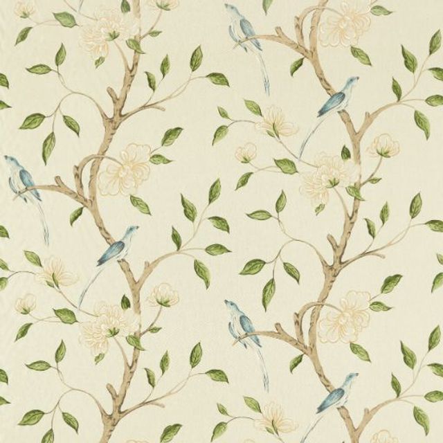 Zoffany Arcadian Thames Eleonora Print Evergreen