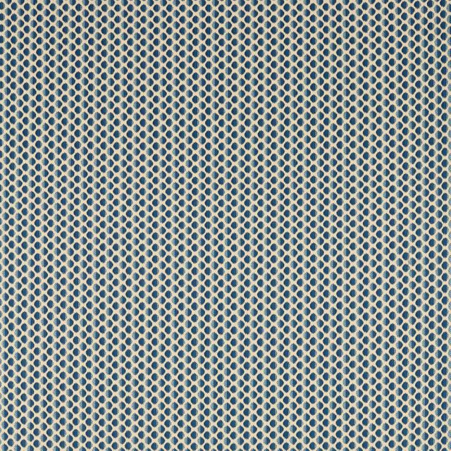 Zoffany Arcadian Thames Seymour Spot Indigo Upholstery Fabric