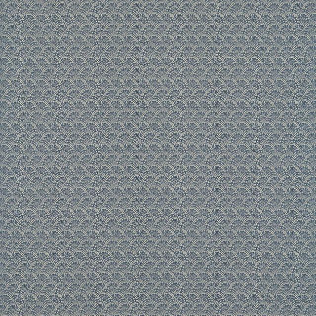 Zoffany Arcadian Thames Tudor Damask Indigo Upholstery Fabric