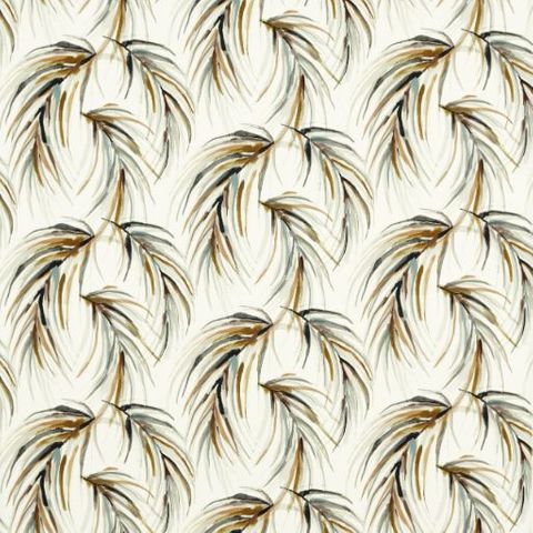 Alvaro Honey/Slate/Topaz Voile Fabric