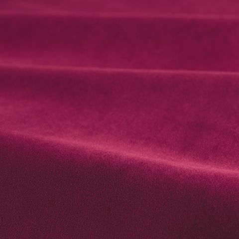 Performance Velvet Magenta Upholstery Fabric