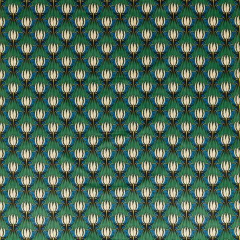 Tulip & Goblin Green & Raven Upholstery Fabric