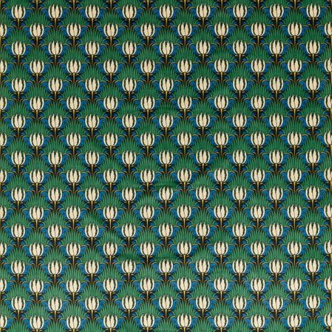 Tulip & Goblin Green & Raven Upholstery Fabric