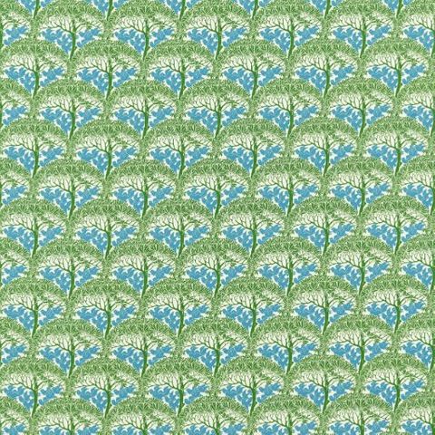 The Savaric Garden Green Upholstery Fabric