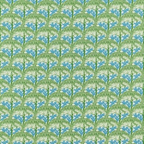 The Savaric Garden Green Upholstery Fabric