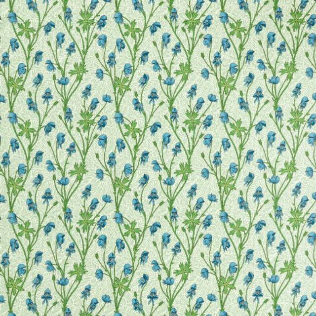 William Morris Bedford Park  Monkshood Cobalt/Goblin Green