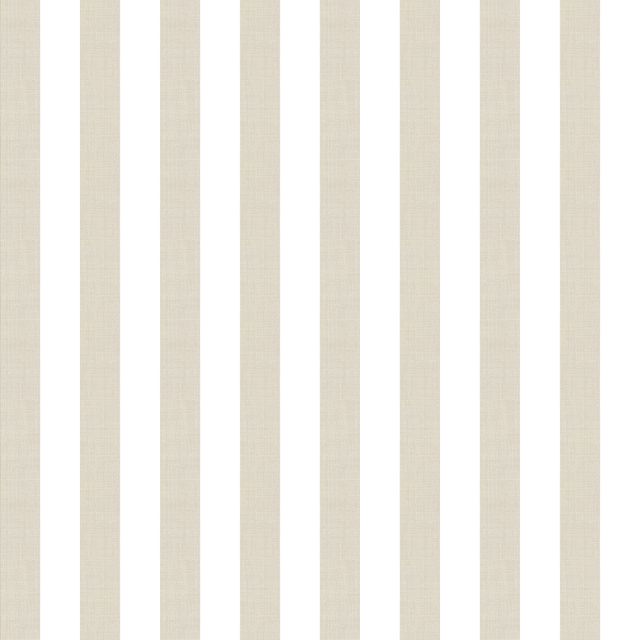 Small Stripe Taupe White Fire Retardant Fabric