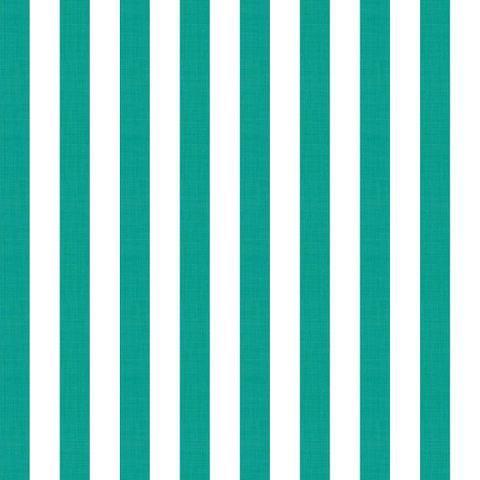 Small Stripe Bright Teal Fire Retardant Fabric