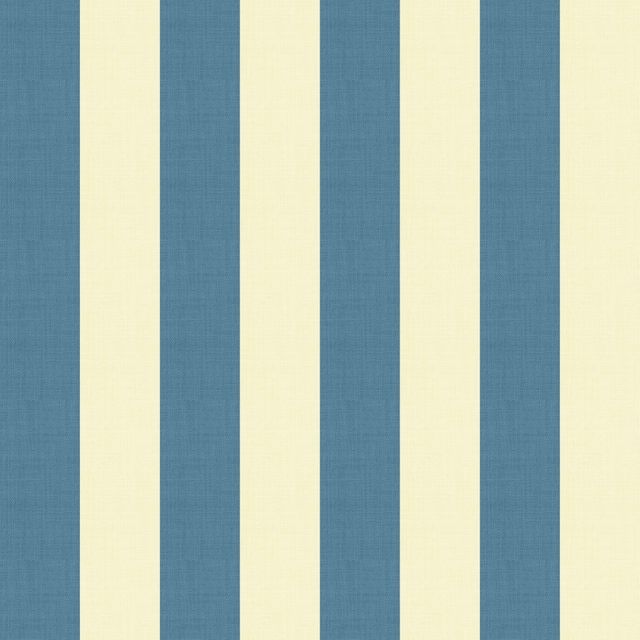 Medium Stripe Powder Sky Fire Retardant Fabric