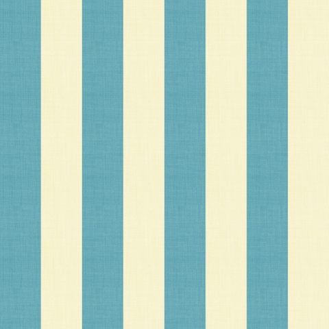 Medium Stripe Bright Sky Blue Fire Retardant Fabric