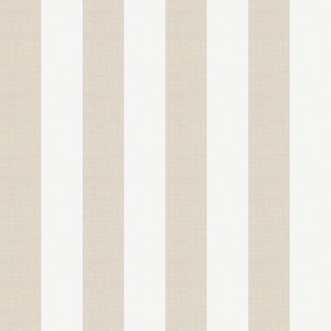 Medium Stripe Taupe White Fire Retardant Fabric