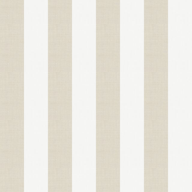 Medium Stripe Taupe White Fire Retardant Fabric