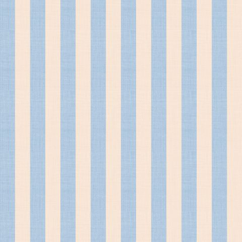 Small Stripe Baby Blue Fire Retardant Fabric