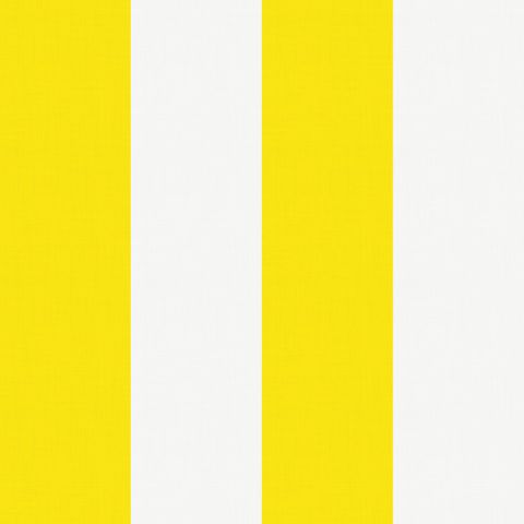 Large Stripe Lemon Fire Retardant Fabric