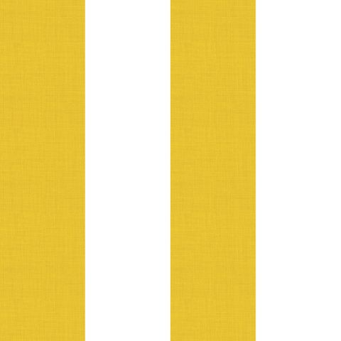 Large Stripe Light Mustard Fire Retardant Fabric