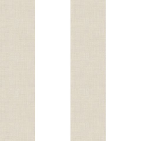 Large Stripe Taupe White Fire Retardant Fabric