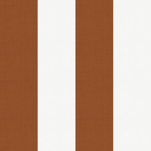 Large Stripe Soft Terracotta Fire Retardant Fabric