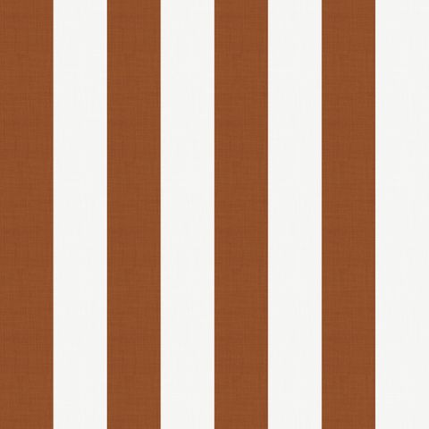 Medium Stripe Soft Terracotta Fire Retardant Fabric