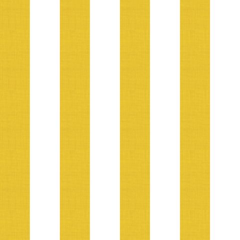 Medium Stripe Light Mustard Fire Retardant Fabric