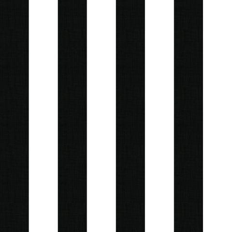 Medium Stripe Darkish Black Fire Retardant Fabric