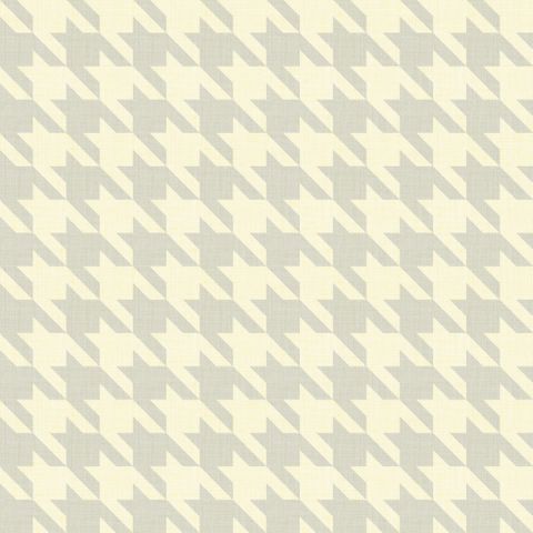 Big Hounds Tooth Cream/Taupe Fire Retardant Fabric