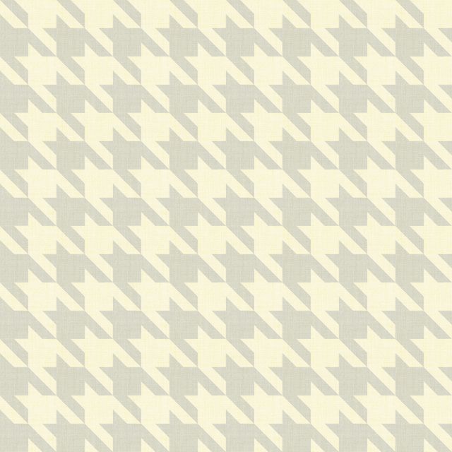 Big Hounds Tooth Cream/Taupe Fire Retardant Fabric