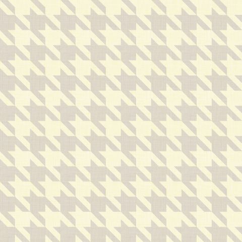 Big Hounds Tooth Cream/Taupe White Fire Retardant Fabric