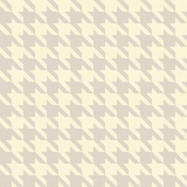 Big Hounds Tooth Cream/Taupe White Fire Retardant Fabric